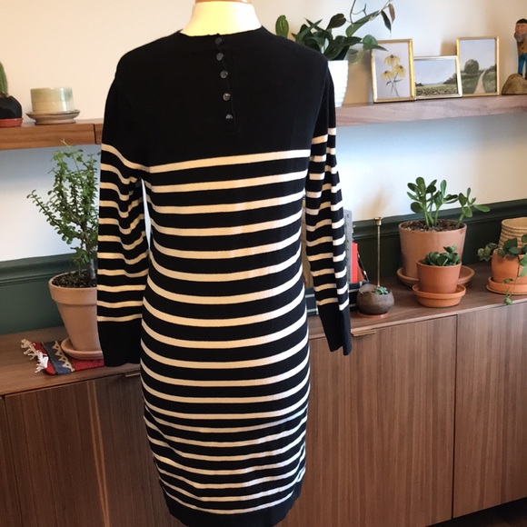 Loft Striped Sweater Dress - Picture 5 of 9